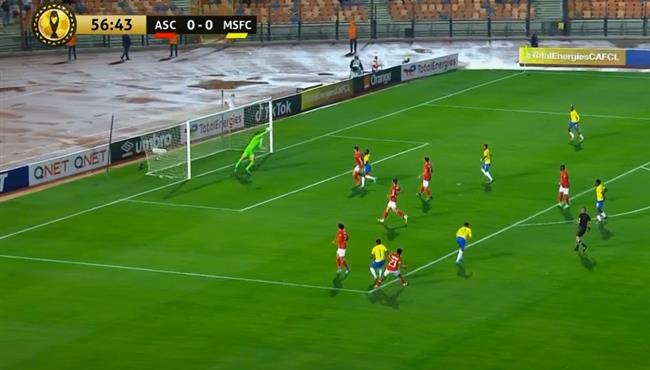 تصدي محمد الشناوي الرائع في مباراة الاهلي وصن داونز