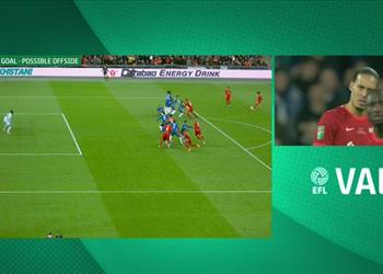 فيديو الفار يلغي هدف ماتيب في مباراة ليفربول وتشيلسي بنهائي كأس كاراباو