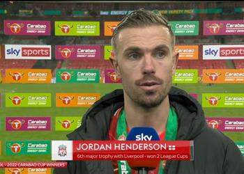 هندرسون نستحق التتويج بـ كأس كاراباو وما يحدث في أوكرانيا مخيف