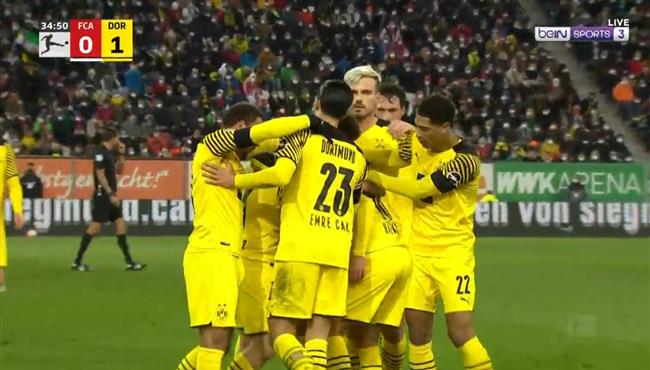 اهداف مباراة بوروسيا دورتموند واوجسبورج 1 1 الدوري الالماني