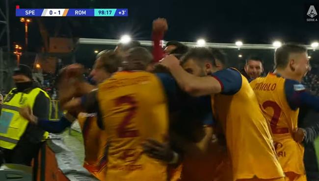 هدف فوز روما القاتل علي سبيزيا 1 0 ابراهام