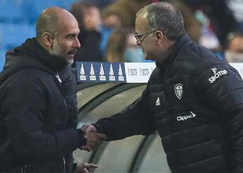 جوارديولا أشعر بالأسف الشديد لإقالة بيلسا وكونتي ليس مجرد مدرب