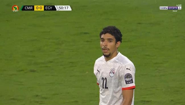 كوبري رائع من عمر مرموش للاعب الكاميرون في كاس امم افريقيا
