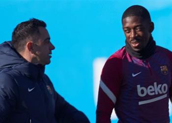 بعد أزمة التجديد تشافي يخطط للاعتماد على ديمبلي أمام أتلتيكو مدريد