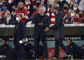 تصرف أنشيلوتي يحبط هازارد بعد الهزيمة أمام أتلتيك بلباو