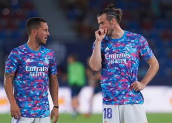 فيديو رد فعل مثير للجدل من بيل تجاه هازارد في مباراة ريال مدريد وأتلتيك بلباو