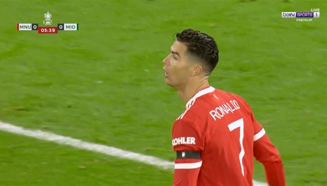 كريستيانو رونالدو كاد ان يسجل هدف مقصية رائع امام مبدلسبروه