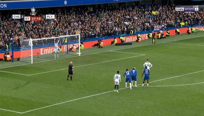 كيبا يتصدي لركلة جزاء وينقذ تشيلسي من هدف قاتل لبليموث