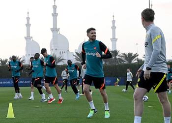 تشيلسي يتدرب في أبو ظبي استعداد ا لخوض كأس العالم للأندية