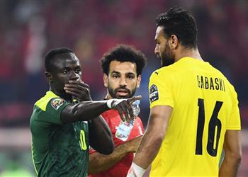 فيديو بتعليمات محمد صلاح أبو جبل يتصدى لـ ركلة جزاء ماني أمام السنغال