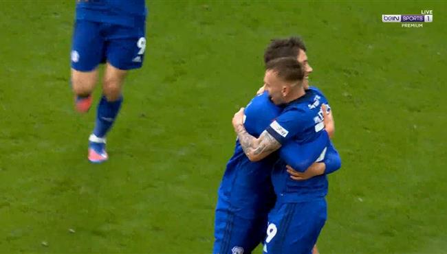 هدف كارديف سيتي الاول في مرمي ليفربول