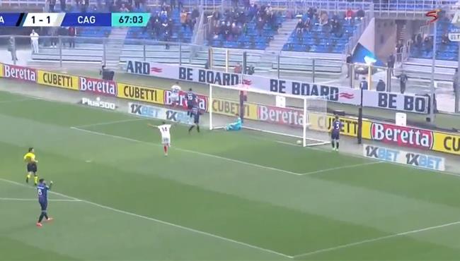 اهداف مباراة كالياري واتالانتا 2 1 الدوري الايطالي