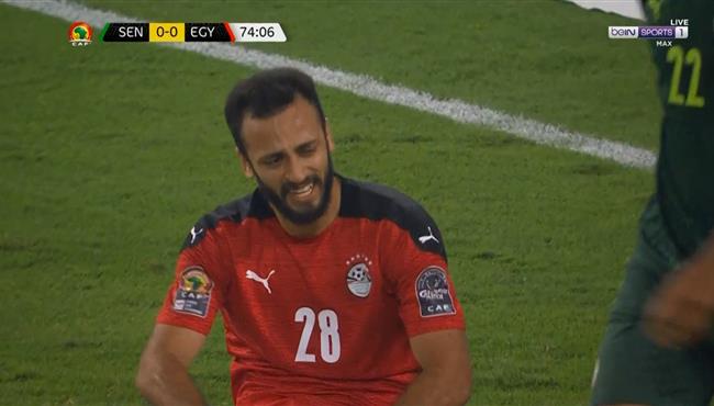 مروان حمدي كاد ان يسجل هدف لمصر في مرمي السنغال