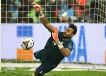 رغم فوز ميندي جيان يشيد بـ أبو جبل أفضل حارس في كأس أمم إفريقيا