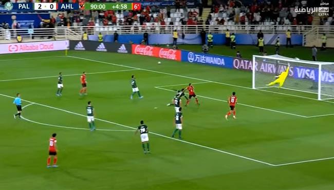 العارضة تحرم وليد سليمان من هدف محقق امام بالميراس