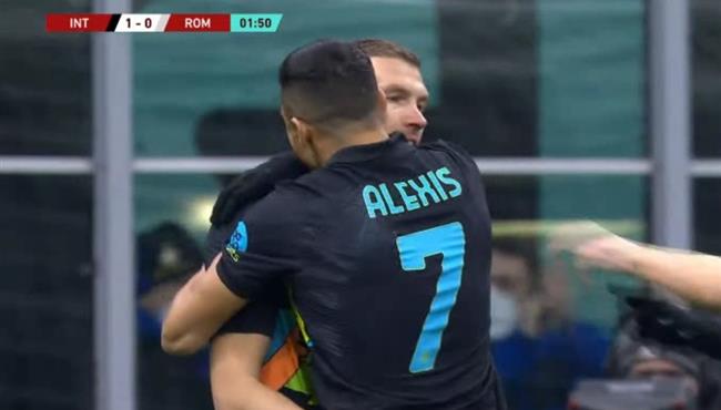 هدف انتر ميلان في مرمي روما بكأس ايطاليا دجيكو