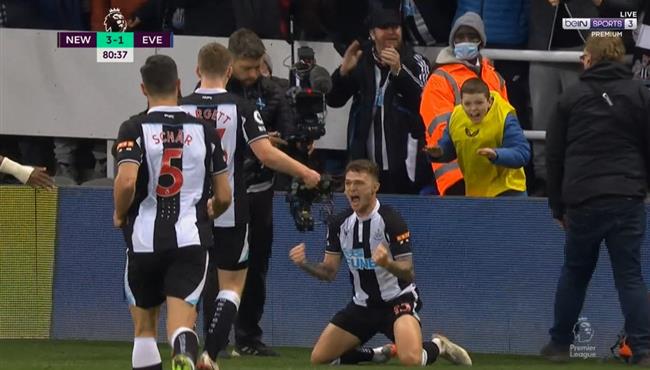 اهداف مباراة نيوكاسل وايفرتون 3 1 الدوري الانجليزي