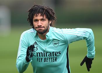 محمد النني يشارك في تدريبات آرسنال قبل مباراة ولفرهامبتون