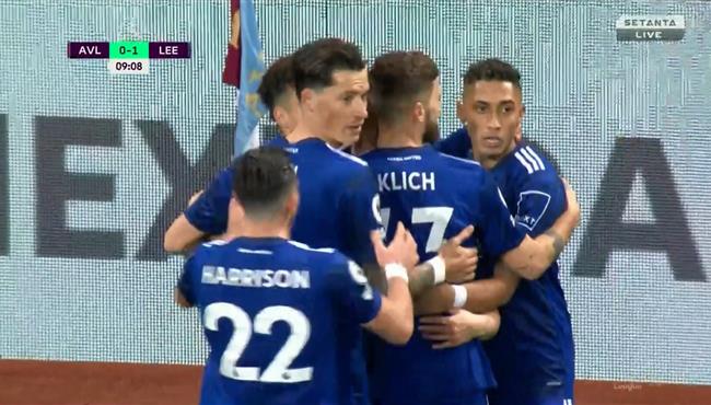 اهداف مباراة استون فيلا وليدز يونايتد 3 3 الدوري الانجليزي