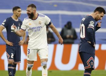 فيديو بعد الهاتريك بنزيما يخلد اسمه في تاريخ دوري أبطال أوروبا