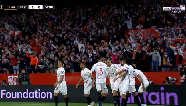 هدف فوز اشبيلية علي وست هام 1 0 الدوري الاوروبي