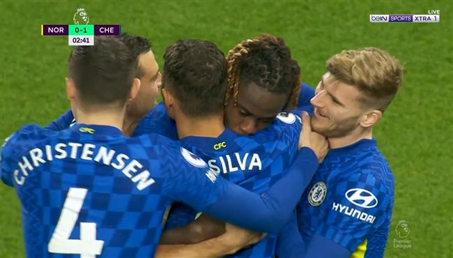 اهداف مباراة تشيلسي ونورويتش سيتي 3 1 الدوري الانجليزي