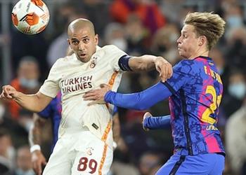 سفيان فيجولي جالطة سراي كان جيد ا ضد برشلونة وسنقاتل بمباراة العودة