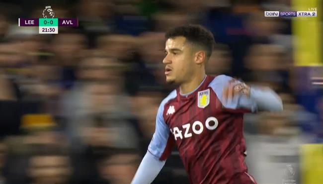 هدف كوتينيو في مرمي ليدز بالدوري الانجليزي