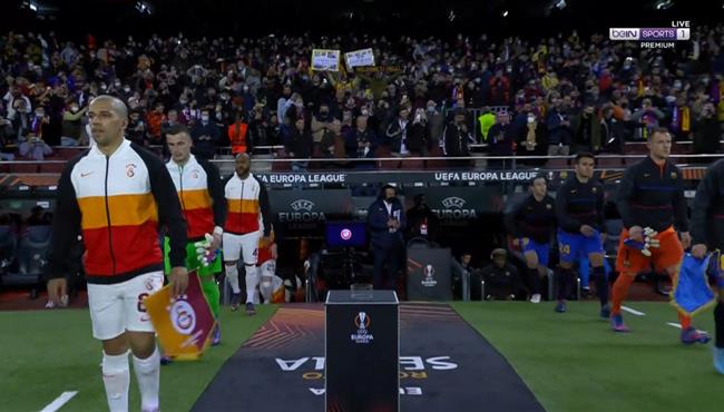 ملخص مباراة برشلونة وجالطة سراي في الدوري الاوروبي