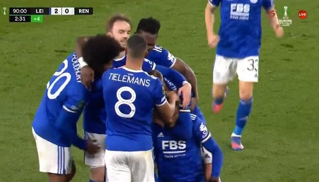 اهداف مباراة ليستر سيتي ورين 2 0 دوري المؤتمر الاوروبي