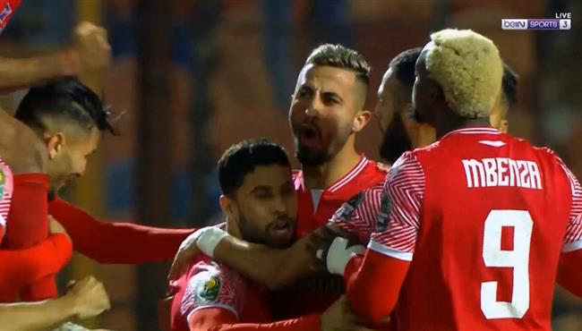 هدف الوداد الاول في مرمي الزمالك 1 0 دوري ابطال افريقيا