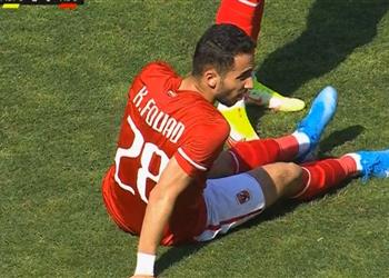 فيديو إصابة كريم فؤاد ومشاركة طاهر محمد طاهر في مباراة الأهلي وصن داونز