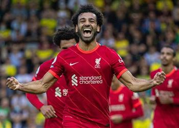 محمد صلاح يحقق رقم ا قياسي ا مع ليفربول بعد هدفه أمام برايتون
