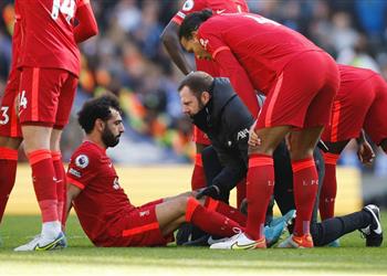 جماهير ليفربول بعد هدف محمد صلاح وإصابته أمام برايتون يقدم عظمة كل أسبوع ونأمل عودته سريع ا