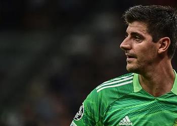 كورتوا سعيد بمستواي مع ريال مدريد والجميع آمن بالعودة أمام باريس سان جيرمان