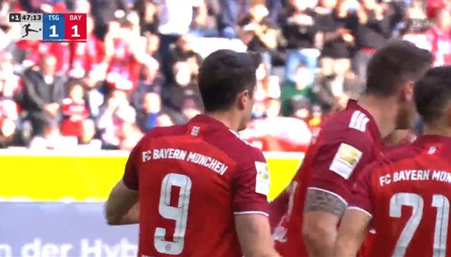 اهداف مباراة بايرن ميونخ وهوفنهايم 1 1 الدوري الالماني