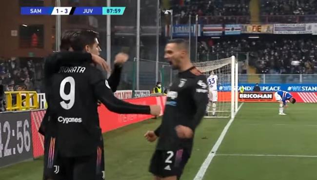 اهداف مباراة يوفنتوس وسامبدويا 3 1 الدوري الايطالي