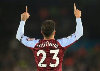 آرسنال يراقب وضع كوتينيو مع أستون فيلا تمهيد ا لضمه