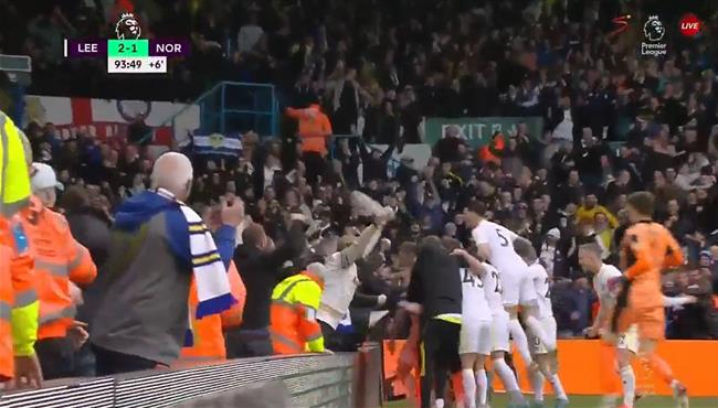 اهداف مباراة ليدز يونايتد ونورويتش سيتي 2 1 الدوري الانجليزي
