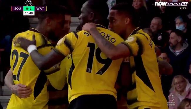 اهداف مباراة واتفورد وساوثهامبتون 2 1 الدوري الانجليزي
