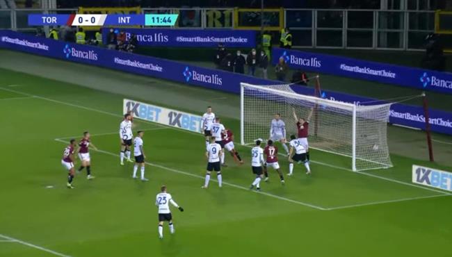 اهداف مباراة انتر ميلان وتورينو 1 1 الدوري الايطالي