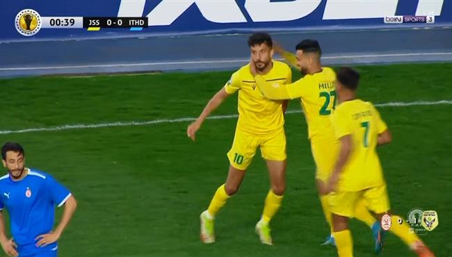 هدف فوز شبيبة الساورة علي الاتحاد الليبي 1 0 كأس الكونفدرالية