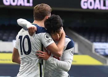 كونتي يطالب هاري كين وسون هيونج بمساعدة توتنهام في التأهل لدوري أبطال أوروبا