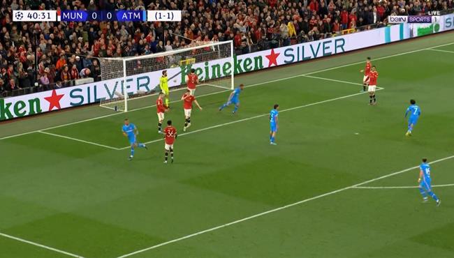 هدف فوز اتلتيكو مدريد علي مانشستر يونايتد 1 0 دوري ابطال أوروبا