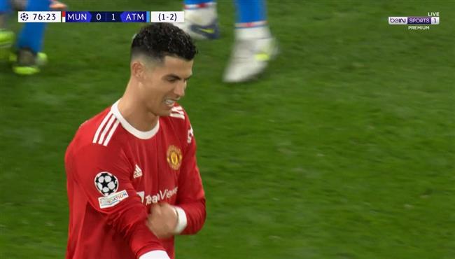 تصدي اوبلاك يحرم رونالدو من تسجيل هدف مقصية امام اتلتيكو مدريد