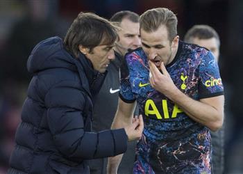 كونتي يلمح لإمكانية رحيله عن توتنهام في الصيف ويتحدث عن مستقبل هاري كين