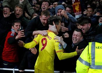 فيديو بعد دخوله بـ6 دقائق فيرمينو يسجل هدف ليفربول الثاني أمام آرسنال