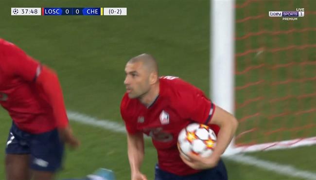 هدف ليل الاول في مرمي تشيلسي بدوري ابطال اوروبا