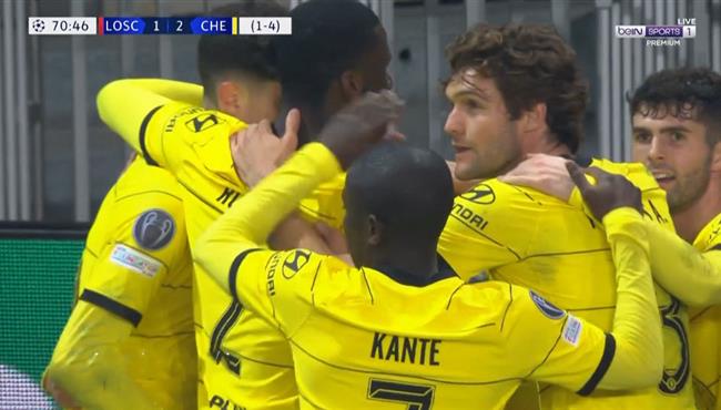 اهداف مباراة تشيلسي وليل 2 1 دوري ابطال اوروبا