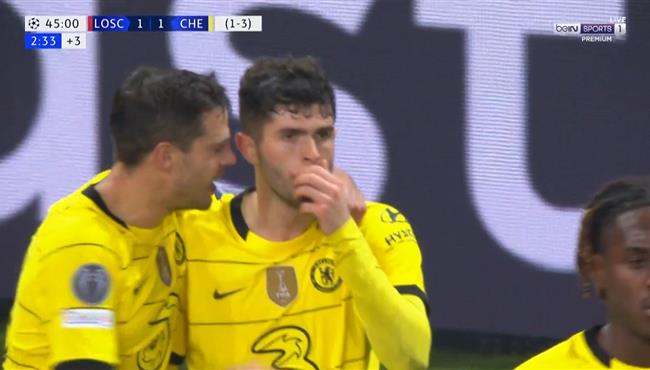 هدف بوليسيتش في مرمي ليل بدوري ابطال اوروبا